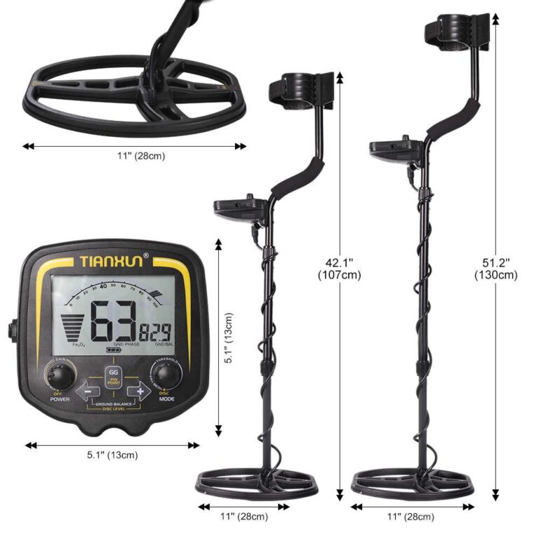 DeTek Advanced 8FT High Sensitivity Metal Detector With Headphone and Carry Bag Gear Tekk
