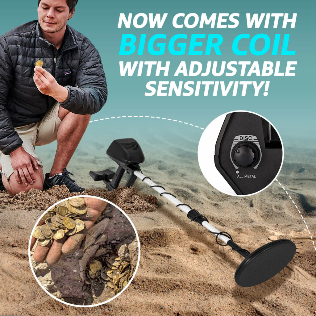 LootFinder Smart Metal Detector With Waterproof Coil Gear Tekk