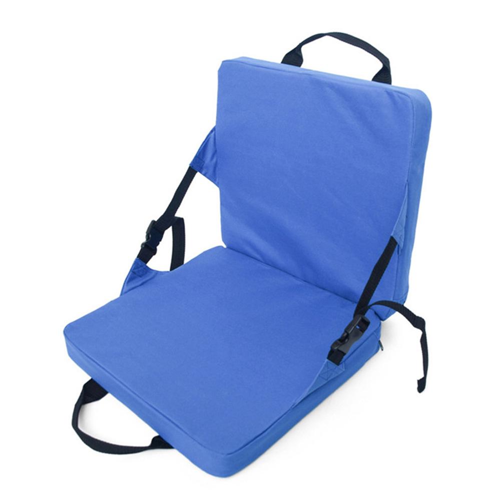 Stadium Seat Cushion, Portable High Back Soft Patio Cushion Foldable Chair  Cushion with Storage Pocket, 600D Durable Kayak Seat Travel Seat Cushion