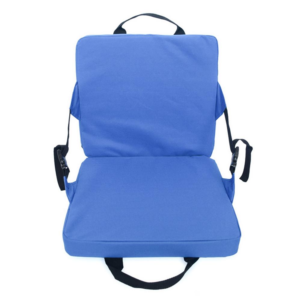 Stadium Seat Cushion, Portable High Back Soft Patio Cushion Foldable Chair  Cushion with Storage Pocket, 600D Durable Kayak Seat Travel Seat Cushion