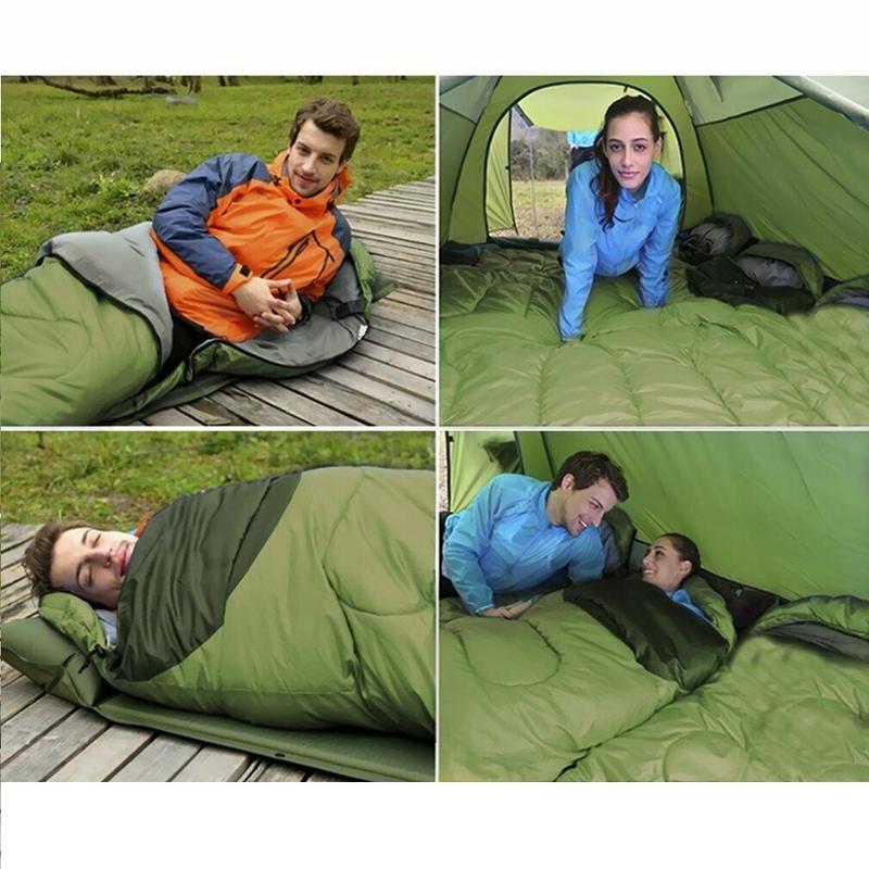 Compact cold outlet weather sleeping bag