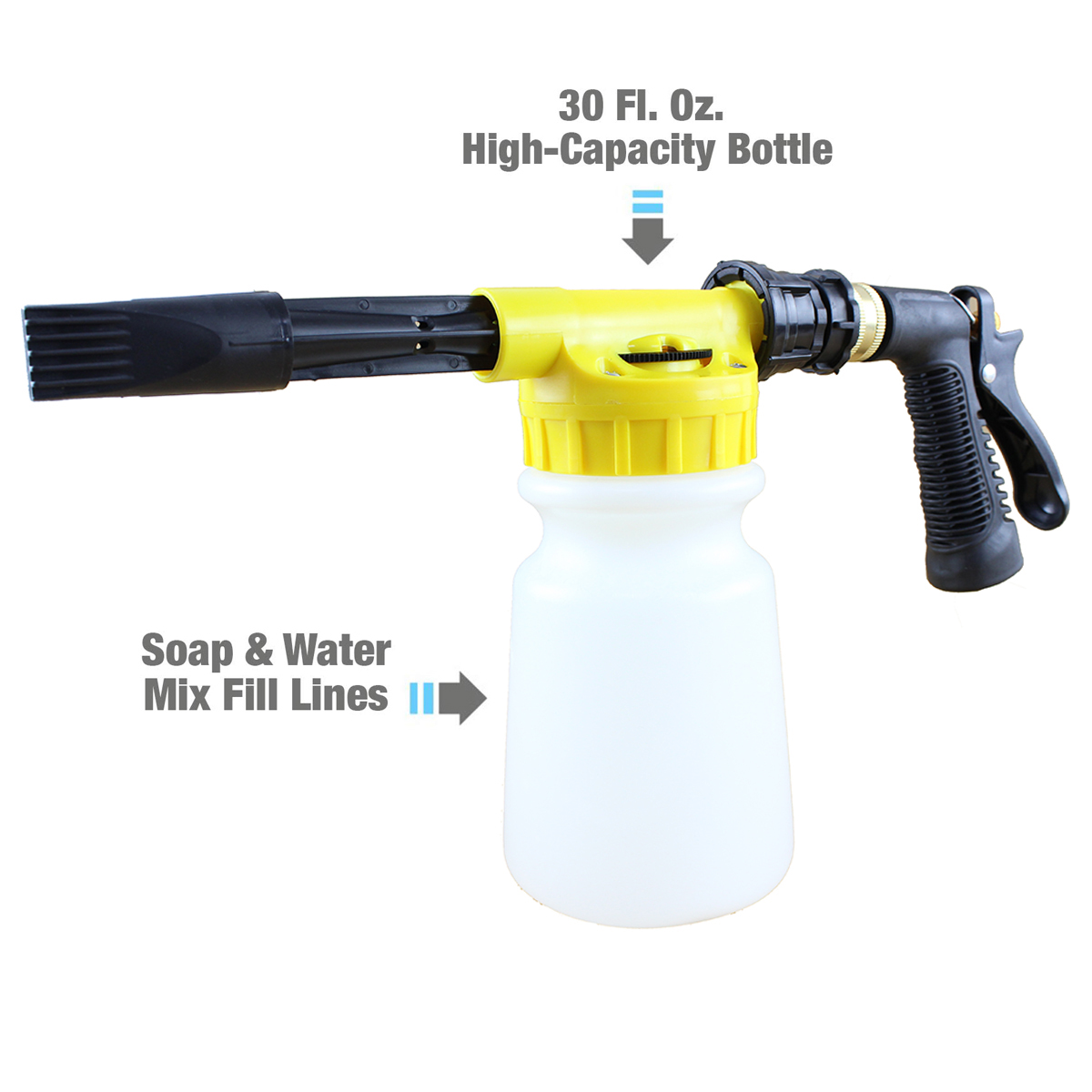 VechFoam foam gun/car cleaning foam spray gun/high pressure car wash lance  - Gear Tekk