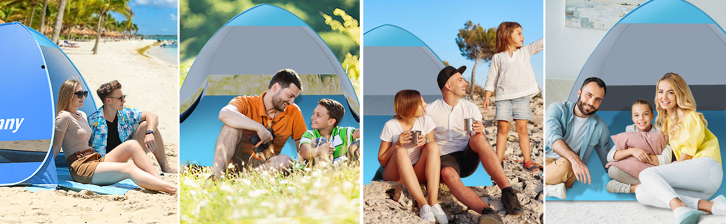 Instant pop outlet up beach tent