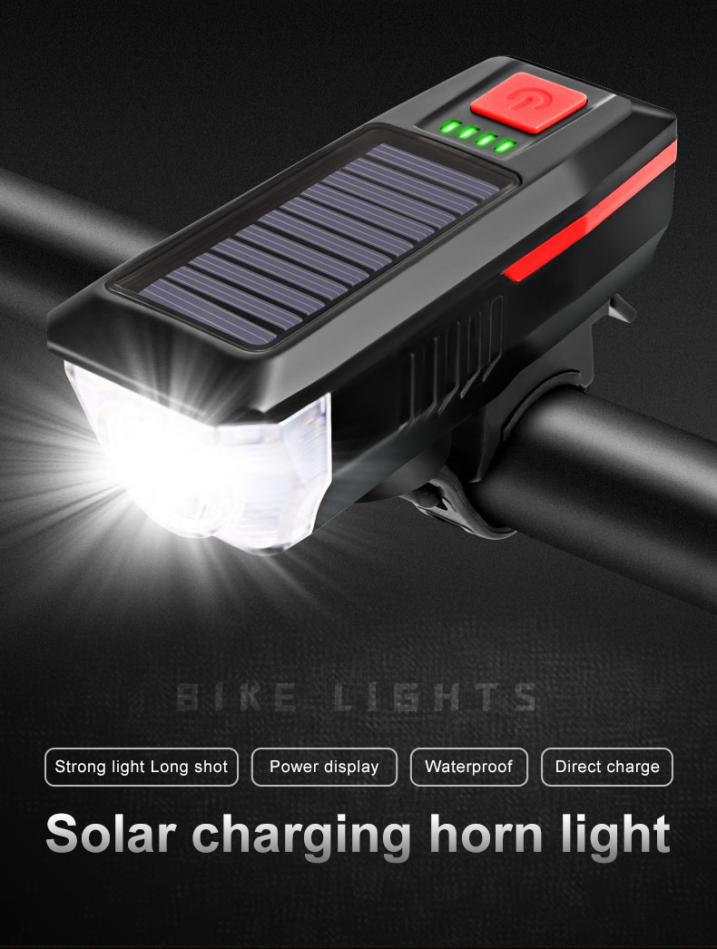 Bicycle solar hot sale light