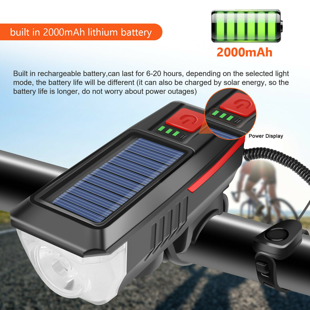 Solar bike clearance light