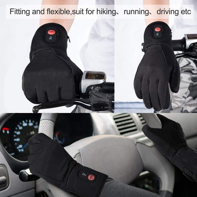 Heated best sale driving gloves