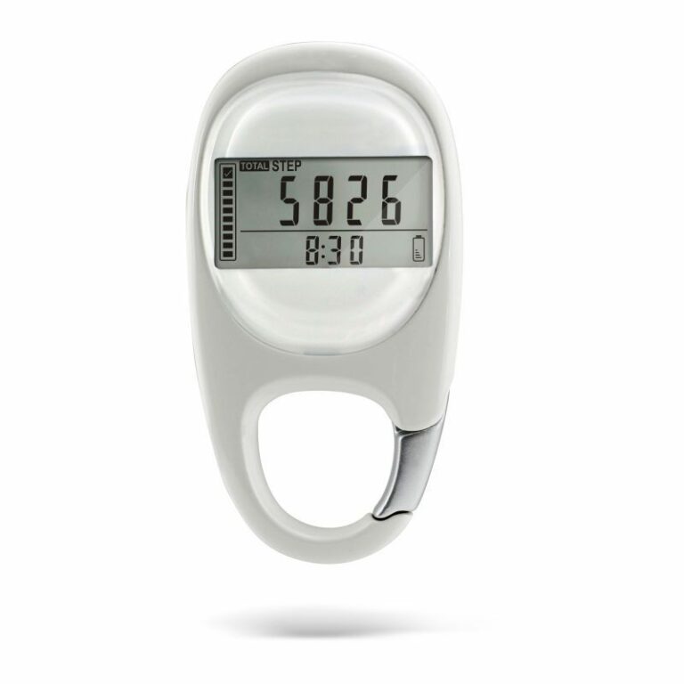 TekiCount 3D Walking Step Counter with Carabiner Clip On Pedometer