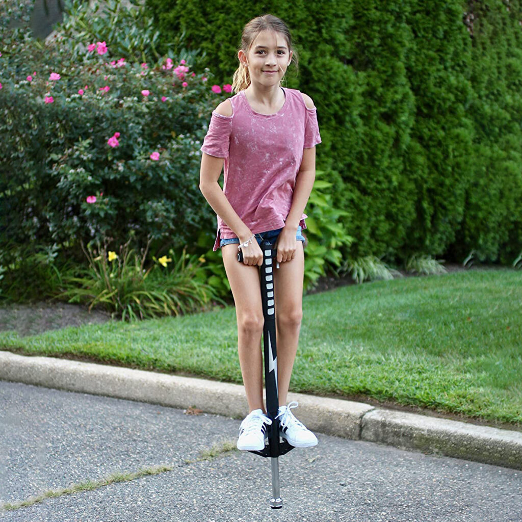 World's Best Selling Maverick 2.0 Foam Pogo Stick, Ages 5+, 40-80lbs - Grey  Sea