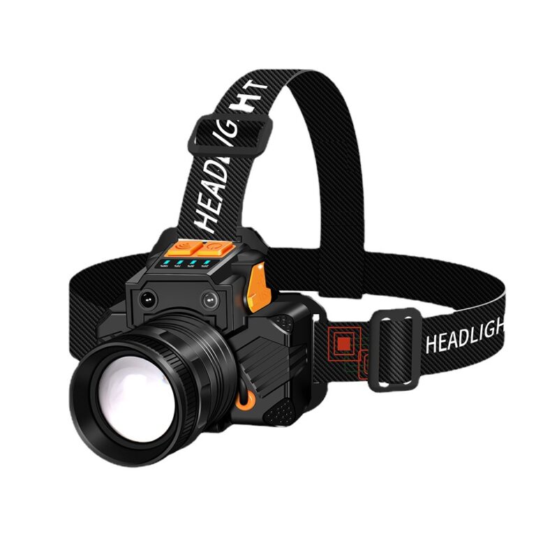 LumoxHy Outdoor HighBeam LED Headlamp with 3000 Lumens Zoomable Light