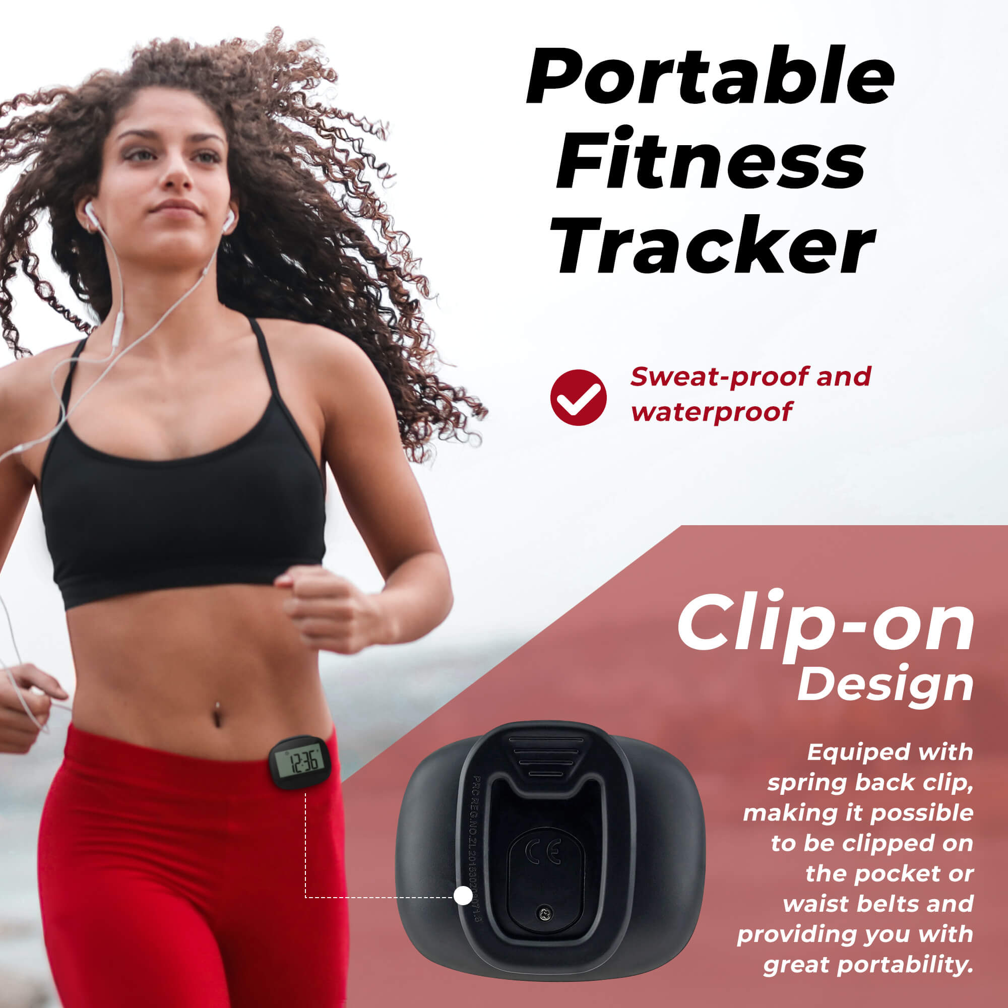 Best clip on discount pedometer