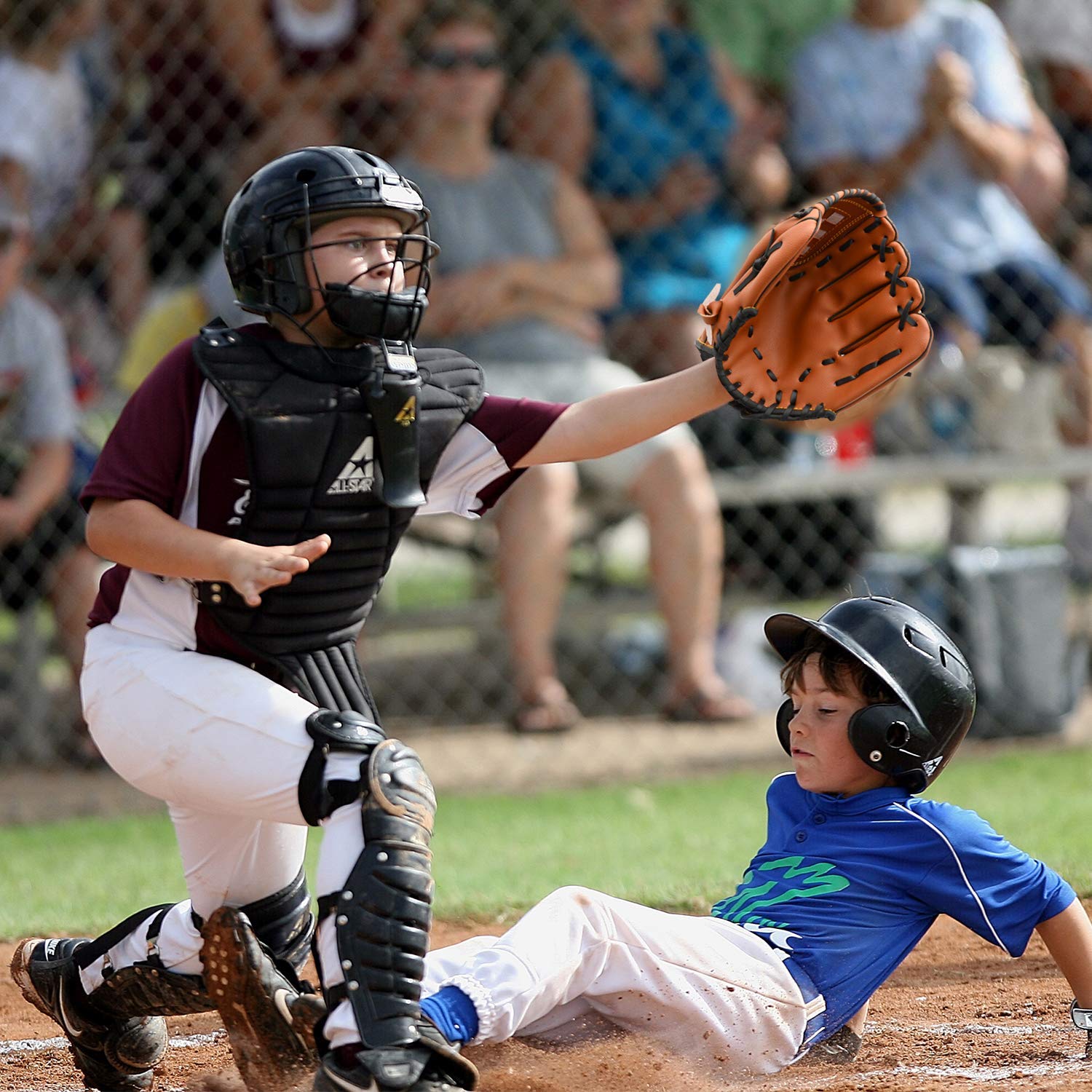 Padded catcher's hot sale glove