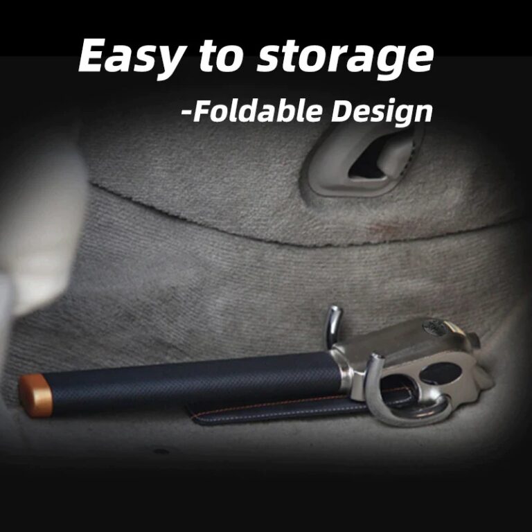 TwizTect Foldable Car Steering Wheel Lock TwoDirection Lock With