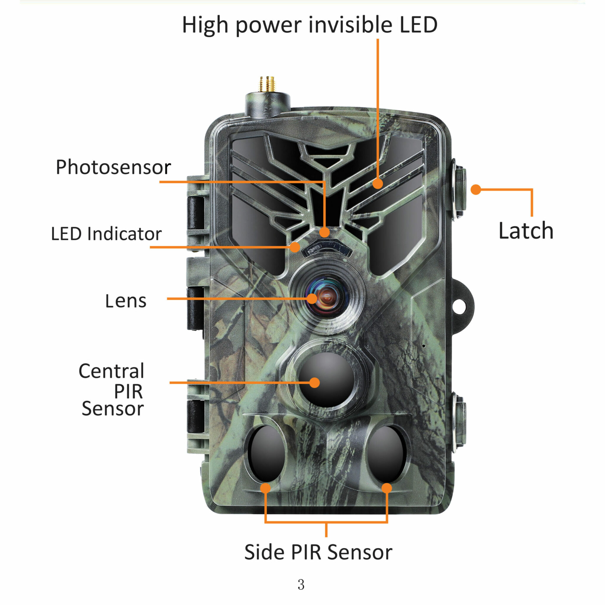 ViewCross Cellular Trail Hunting Camera with 4G Connection for MMS SMS