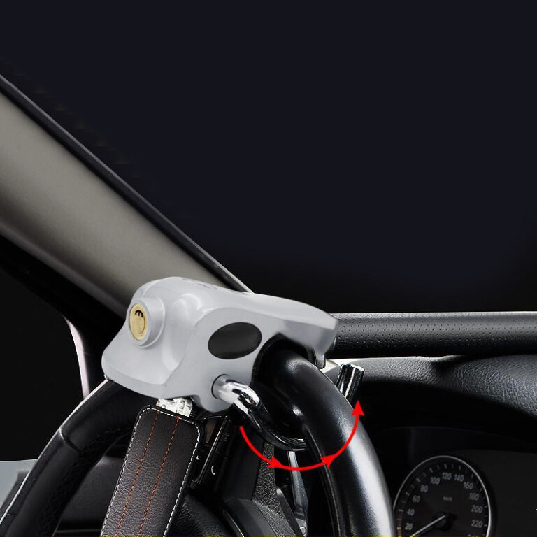 TwizTect Foldable Car Steering Wheel Lock TwoDirection Lock With Complex Configuration
