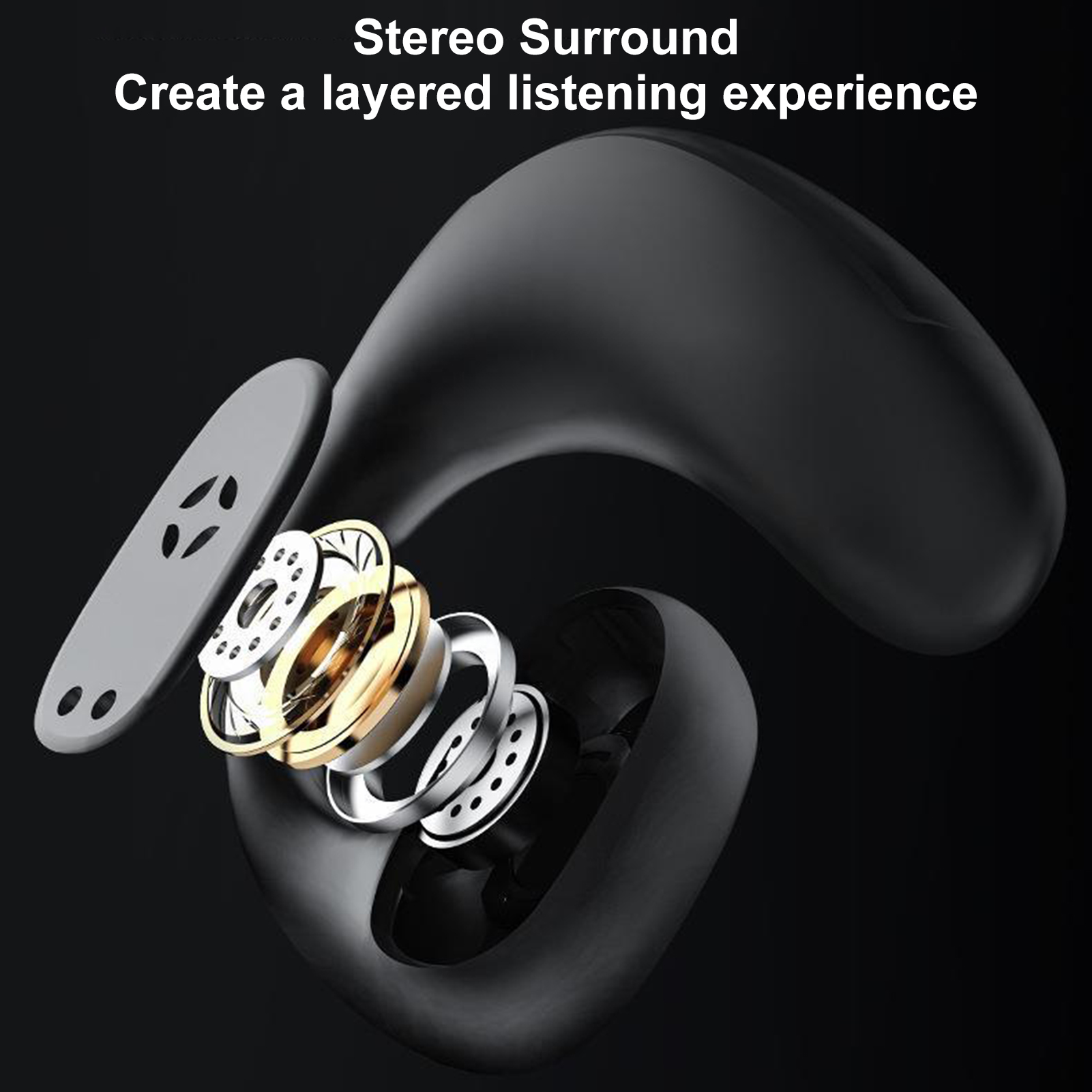 XM Culture X6 Wireless Earbud High Fidelity Intelligent Noise Reduction IPX5 Waterproof Bluetooth-compatible5.0 Stereo Sports Bone Conduction Earphone for Fitness