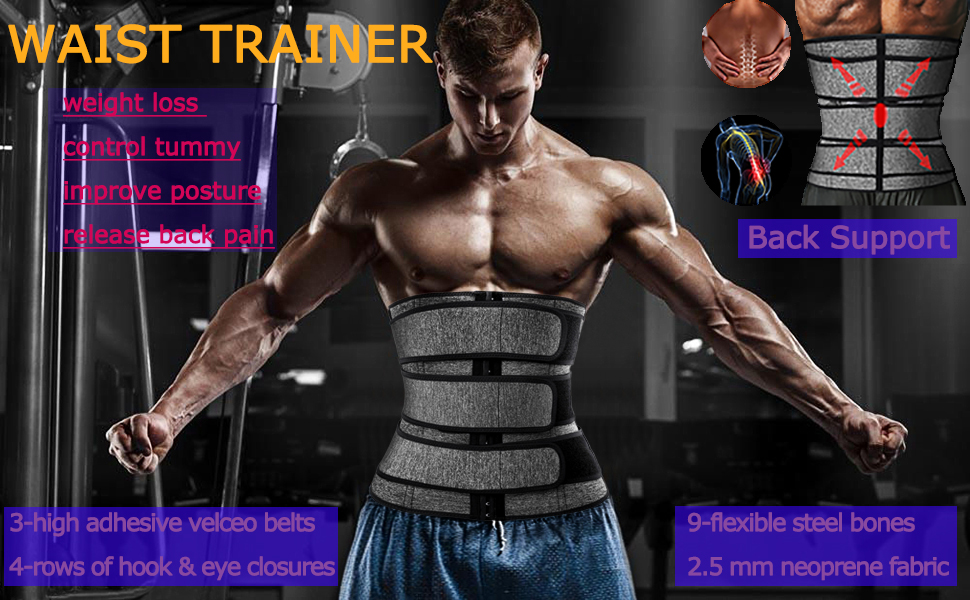 Triple Strap Waist Trainer: Elevate Your Workouts with Intense